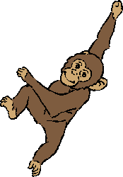 チンパンジーのイラスト