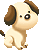 Puppy clipart icon-1