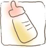 Nursing bottle illustration