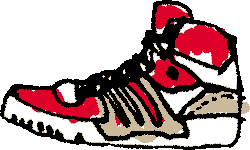 Basketball shoe webdesign