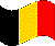 Flag of Belgium clipart icon
