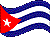 Flag of Cuba clipart icon