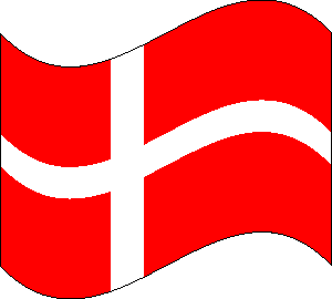 Flag of Denmark clipart picture