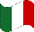 Flag of Italy clipart icon