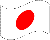 Flag of Japan clipart icon