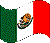 Flag of Mexico clipart icon