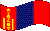 Flag of Mongolia clipart icon