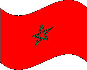 Flag of Morocco clipart picture