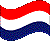 Flag of Netherlands clipart icon