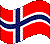 Flag of Norway clipart icon
