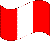 Flag of Peru clipart icon