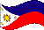 Flag of Philippines clipart icon
