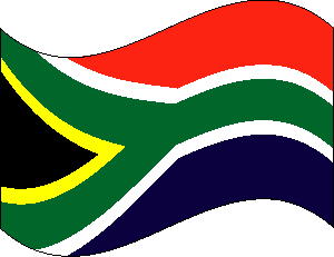 Flag of South Africa clipart picture