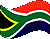 Flag of South Africa clipart icon