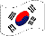 Flag of South Korea clipart icon