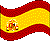 Flag of Spain clipart icon
