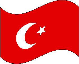 Flag of Turkey clipart picture