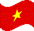 Flag of Vietnam clipart icon