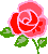 シンプル 薔薇のアイコン