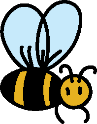 ミツバチ（みつばち）のイラスト
