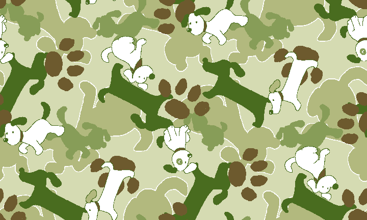 Camouflage Design with Dog-1 image