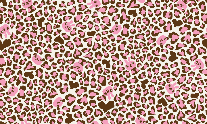 Animal Print LEOPARD Print with Animals background