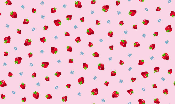 pink strawberry wallpaper