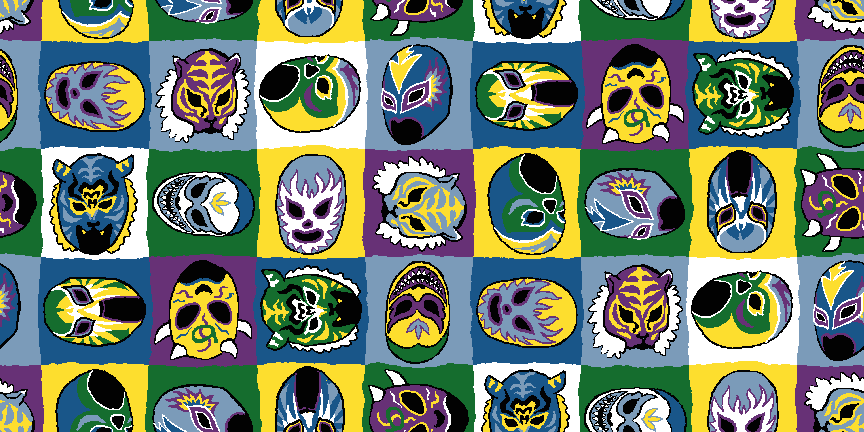 Mexican Wrestling Mask image