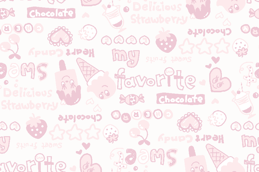 Sweets(Fruits,Parfait,Soft Ice Cream,Ice Cream) background