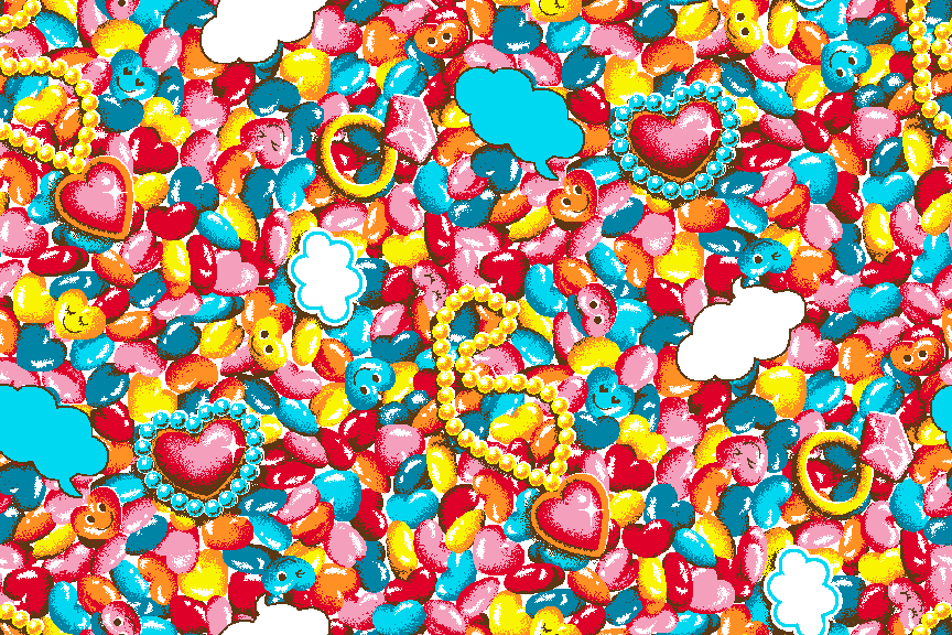 jelly beans background. Jelly Beans with Jewelry
