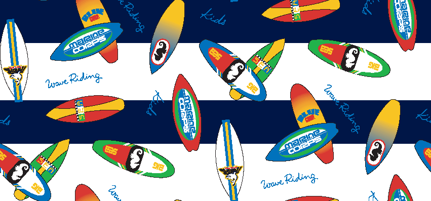 Surfboards on Stripes image