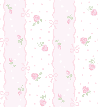 Roses with Ribbons & Stripes background