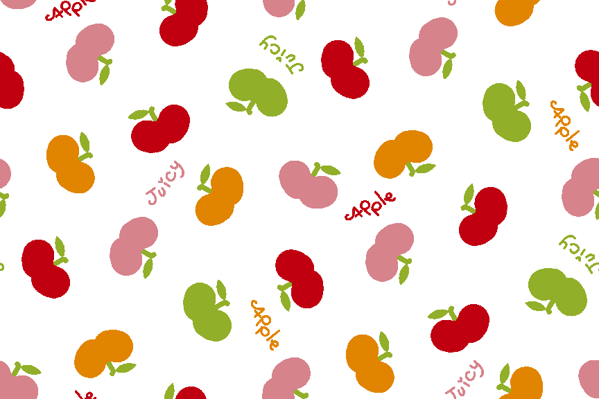 リンゴ 林檎の壁紙 アップル １ イラスト 条件付フリー素材集 壁紙 背景