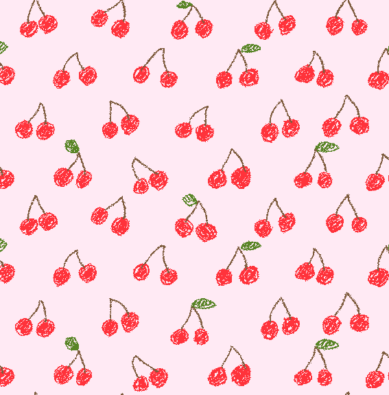 Cherry(Crayon Drawing) background