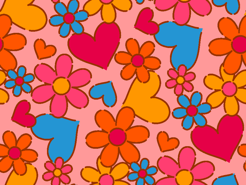Flower Print-5 background