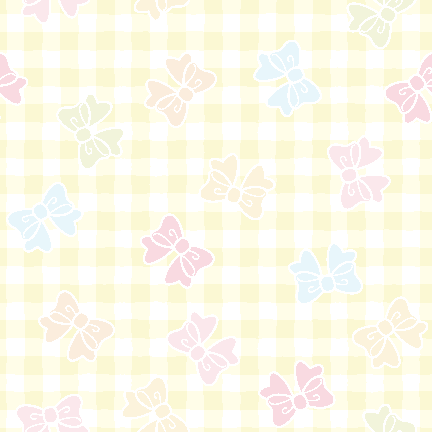 Gingham Check with Ribbons background