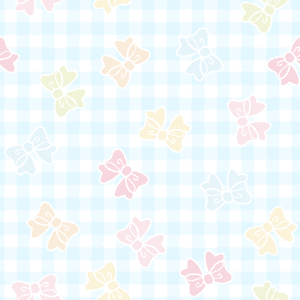 Gingham Check with Ribbons clipart